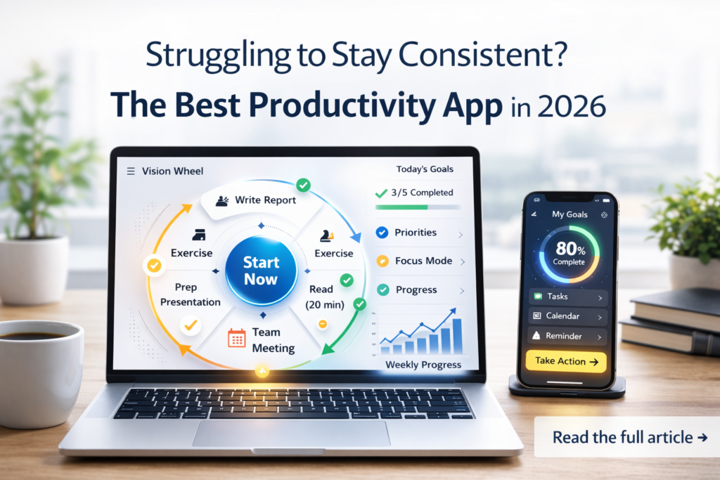 Best productivity app in 2026 for staying consistent and overcoming procrastination
